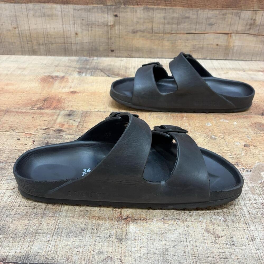 Birkenstock Arizona EVA Sandals Womens Size 5 36 Black Slide Comfort Shoes - Picture 5 of 6
